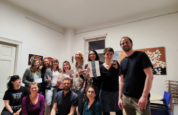 Probespielgruppe vom Krimidinner