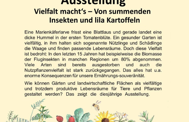 Ausstellungseröffnung und Garten-Café