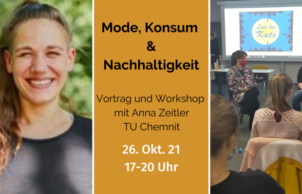 Mode, Konsum und Nachhaltigkeit – Vortrag und Workshop mit Anna Zeitler